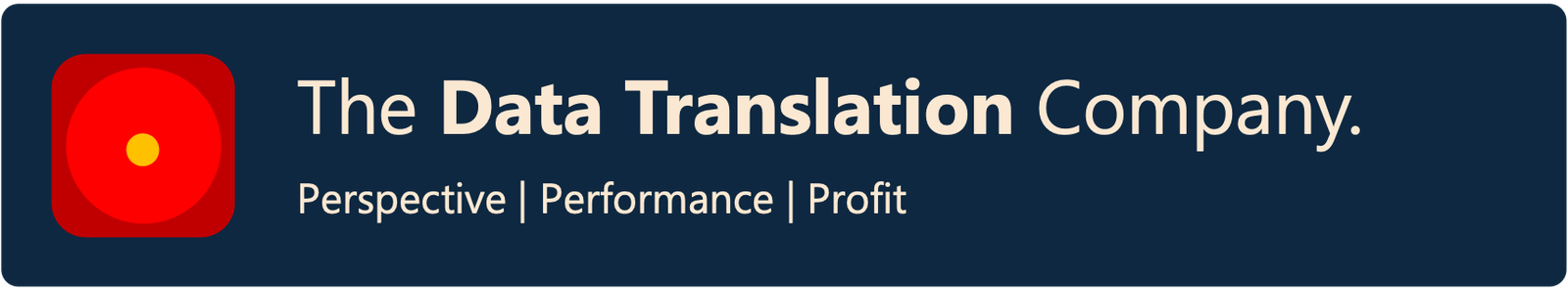 The Data Translation Company Banner